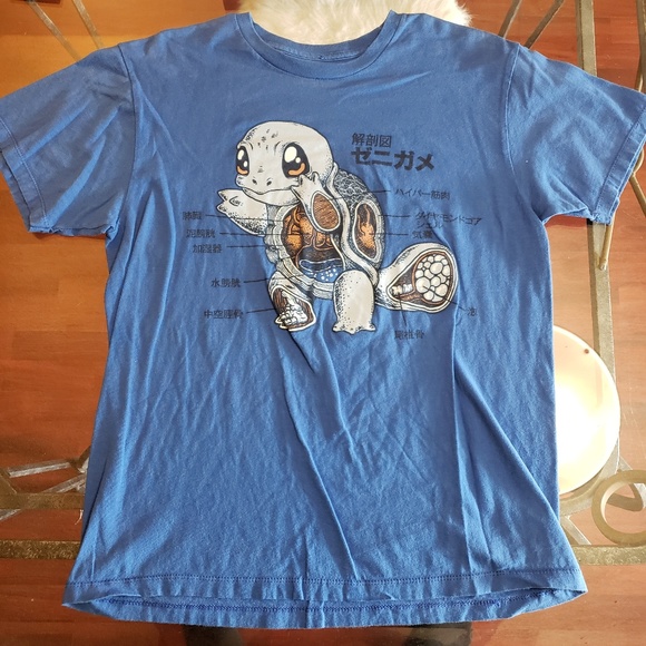 Shirts Pokemon Squirtle Japanese Anatomy Tee Poshmark